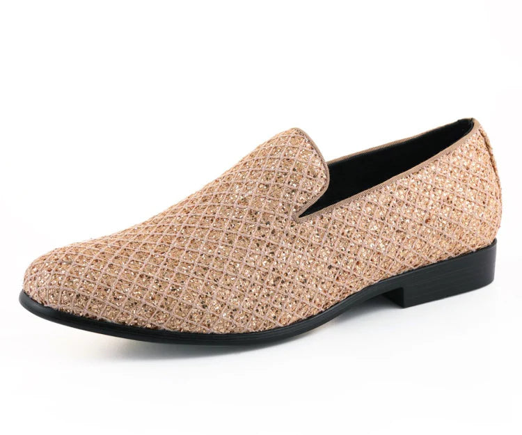 Men Loafer Shoes Sarlo Gold