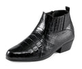 Elevate your look with the Hayes Jasper Black Men’s Dress Boots — polished, cushioned, and perfect for weddings, business events, and upscale everyday wear.