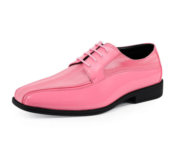Pink tuxedos oxford dress shoes
