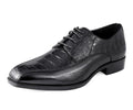 Harvey Black Alligator Print Oxfords – Bold Style Meets Classic