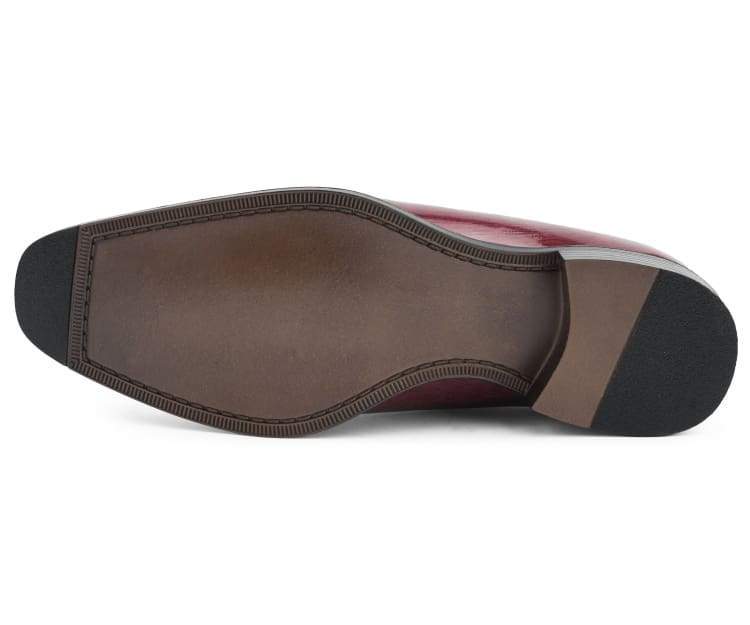 Men Dress Shoes-Brayden Burgundy - 